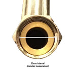 28mm Stainless Steel Hoses, 800mm long Pair AF704
