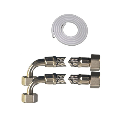 15mm Water Softener Installation Hose Kit 1500mm Hoses