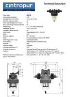 Cintropur Water Filter NW18 - Flow Rate 3.5m³/h / ¾"