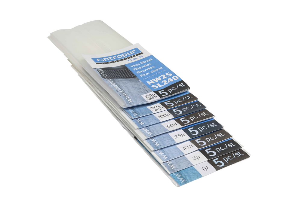 Cintropur NW25 & SL240 Replacement Filter Sleeves