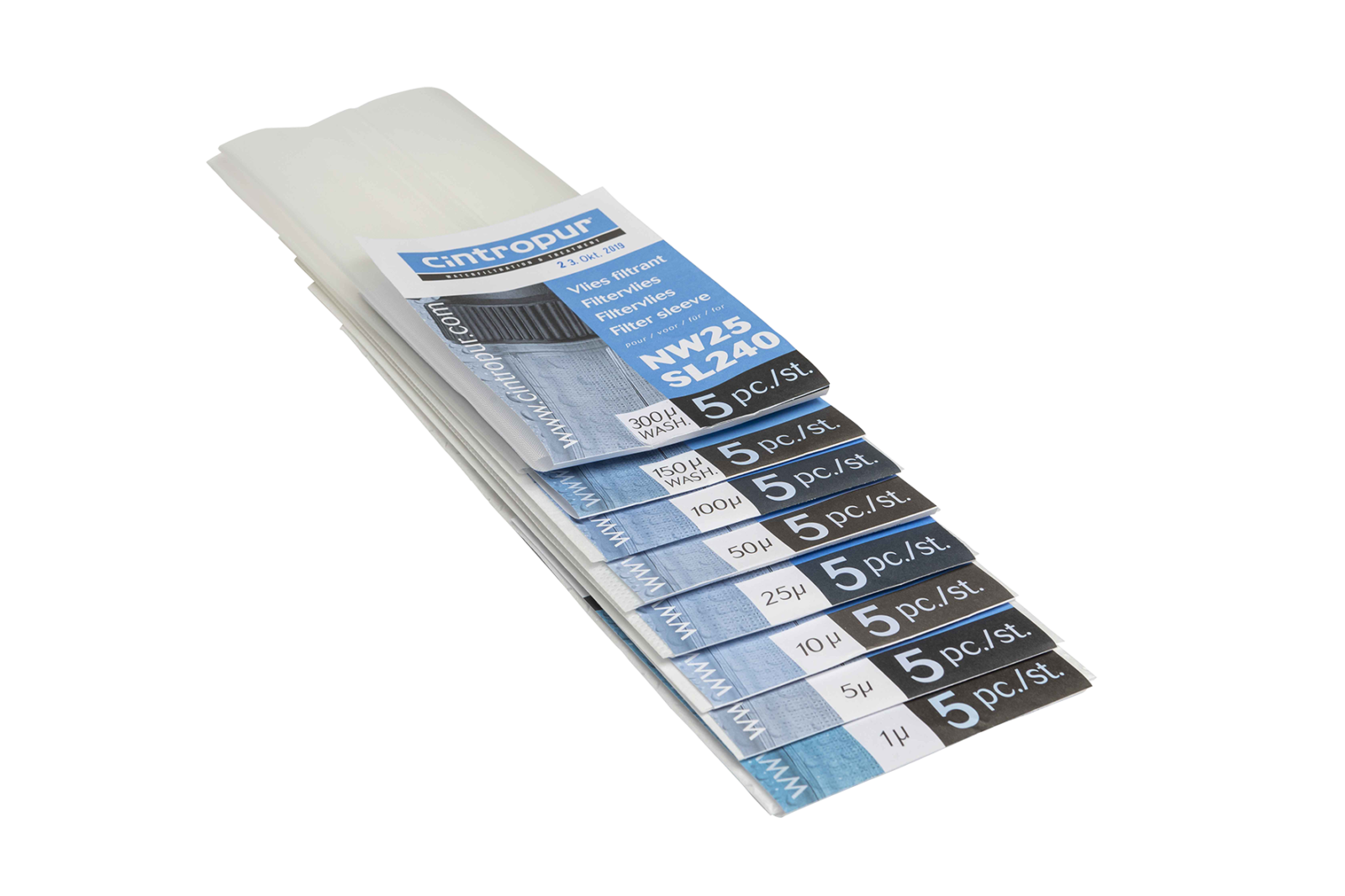 Cintropur NW25 & SL240 Replacement Filter Sleeves